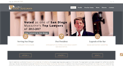 Desktop Screenshot of marcadelmanlaw.com